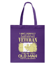 Load image into Gallery viewer, Old Man - Canadian Armed Forces Basketweave Tote Bag