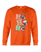 Load image into Gallery viewer, Pug Lover Christmas Hohoho Funny T-Shirt Sweatshirt
