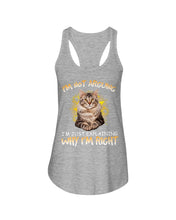 Load image into Gallery viewer, Cat Lovers T-Shirt Not Arguing Just Explaining Ladies Flowy Tank