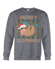 Load image into Gallery viewer, Merry Slothmas Christmas Gift For Kids Family Gift T-Shirt Sweatshirt