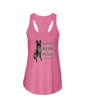 Load image into Gallery viewer, K9 Dog Hero Zero Bark Thirty Ladies Flowy Tank