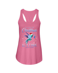 All I Want For Christmas Is A Cure Stop Diabetes Ladies Flowy Tank