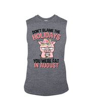 Load image into Gallery viewer, Funny Fat Pig Quote Custom T-Shirt For Friends Family Unisex Long Sleeve