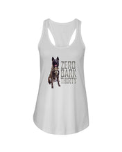 Load image into Gallery viewer, K9 Dog Hero Zero Bark Thirty Ladies Flowy Tank