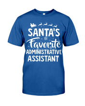 Load image into Gallery viewer, Santa Favorite Assistant Funny Christmas Gift Shirt Guys Tee