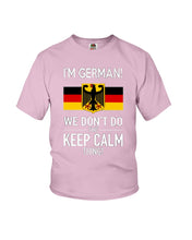Load image into Gallery viewer, Keep Calm German Funny Quote Youth Tee