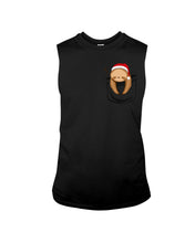 Load image into Gallery viewer, Pocket Slothmas Christmas Gift Funny T-Shirt Unisex Long Sleeve