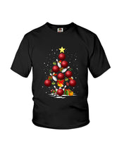 Load image into Gallery viewer, Bowling   Bowling Christmas Tree Christmas T-Shirt Youth Tee