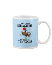 Load image into Gallery viewer, Chicken Roll A Joint Funny Quote T-Shirt For Friends Family Mug