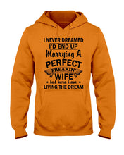 Load image into Gallery viewer, Marry A Perfect Wife Amazing Shirt For Husband And Wife Family Tee Hoodie