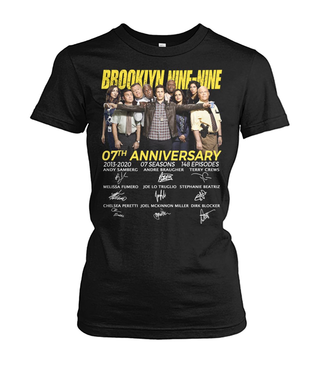 Brooklyn Nine-Nine 07Th Anniversary Brook 99 Ladies Tee