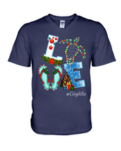 Load image into Gallery viewer, Love Turtle Gigilife Christmas Gift For Turtle Lovers Custom Design Tee Guys V-Neck
