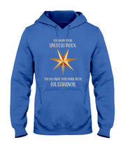 Load image into Gallery viewer, Christmas Star Swedish Julstarnor Black T-Shirt Hoodie