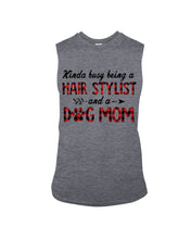 Load image into Gallery viewer, Hair Stylist And Dog Mom Gift For Dog Lovers Funny T-Shirt Unisex Long Sleeve