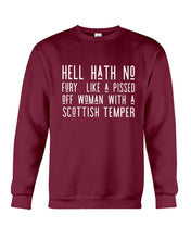 Load image into Gallery viewer, Scottish Woman Temper Scotland Lovers Sweatshirt