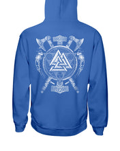 Load image into Gallery viewer, Viking Valknut Viking Pattern Custom T-Shirt Hoodie