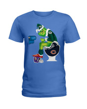 Load image into Gallery viewer, Grinch Green Bay Packers Funny Tee Ladies Tee