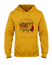Load image into Gallery viewer, Funny Moose Wonderful Time Christmas Gift For Family Hoodie