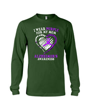 Load image into Gallery viewer, Alzheimer Awareness Daughter For Mom T-Shirt Unisex Long Sleeve