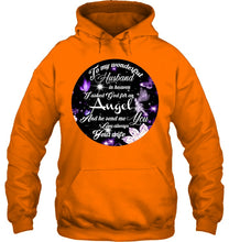 Load image into Gallery viewer, To My Husband In Heaven Gift For Widow Hoodie