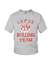 Load image into Gallery viewer, Lefse Rolling Team Cute Tee Youth Tee