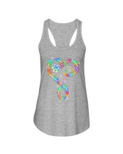 Load image into Gallery viewer, Dog Mom Life Black T-Shirt Ladies Flowy Tank