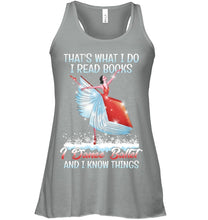 Load image into Gallery viewer, Girl Loves Reading Book And Dance Ballet Gift For Girls T-Shirt Ladies Flowy Tank
