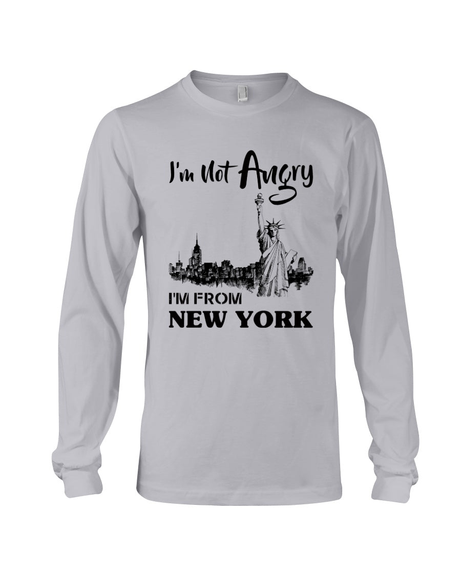 New York Man Gift T-Shirt Unisex Long Sleeve