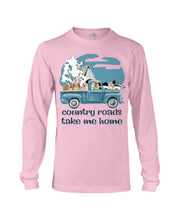 Load image into Gallery viewer, Country Road Golden Retriever Unisex Long Sleeve