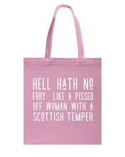 Load image into Gallery viewer, Scottish Woman Temper Scotland Lovers Basketweave Tote Bag