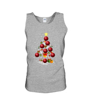 Load image into Gallery viewer, Bowling   Bowling Christmas Tree Christmas T-Shirt Unisex Tank Top