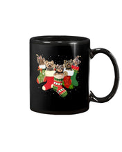 Load image into Gallery viewer, Yorkies In The Socks For Yorkie Lovers Christmas Gift Mug