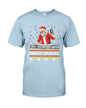 Load image into Gallery viewer, Merry Mixmas - Santa Claus Dj Funny Christmas Gift Guys Tee