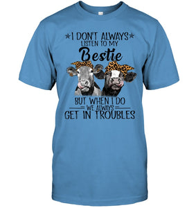 Best Friends Gift For Cow Lovers Guys Tee