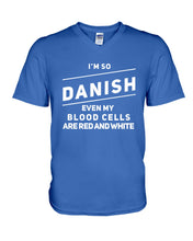 Load image into Gallery viewer, Danish Blood Denmark Lovers Guys V-Neck
