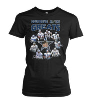 Load image into Gallery viewer, Dallas Cowboys Greats Gift For Fan T-Shirt Ladies Tee