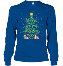 Load image into Gallery viewer, Cute Dog Paws Christmas Tree Shirt Unisex Long Sleeve