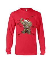 Load image into Gallery viewer, Elephant Color Light Christmas Gift Tee Unisex Long Sleeve