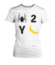 Load image into Gallery viewer, Spider 2 Y Banana Funny Football Play Ladies Tee