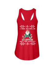 Load image into Gallery viewer, I Make Kottbullar Disappear Black T-Shirt Ladies Flowy Tank