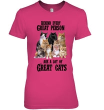 Load image into Gallery viewer, A Lot Of Great Cat  Shirt For Cat Lovers Ladies Tee