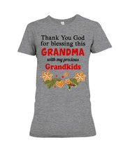 Load image into Gallery viewer, Blessing My Grandma Christmas Gift For Family Ladies Tee