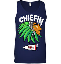 Load image into Gallery viewer, Chiefin Kansas City Chiefs Gift For Fans T-Shirt Unisex Tank Top