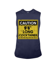 Load image into Gallery viewer, Caution 9&#39;6&#39;&#39; Long Cocktainer Black T-Shirt Unisex Long Sleeve