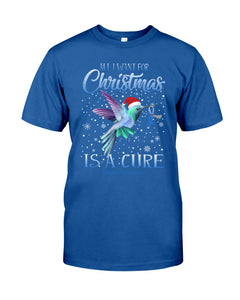 All I Want For Christmas Is A Cure Stop Diabetes Guys Tee