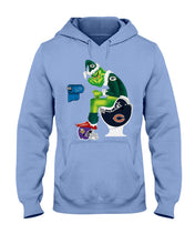 Load image into Gallery viewer, Grinch Green Bay Packers Funny Tee Hoodie