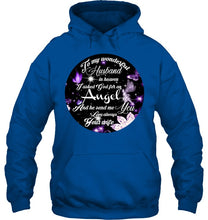 Load image into Gallery viewer, To My Husband In Heaven Gift For Widow Hoodie