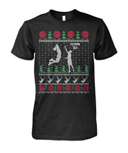 Load image into Gallery viewer, Funny Basketball Christmas Guys Tee