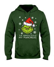 Load image into Gallery viewer, The Grinch Stole My Pancreas Hoodie