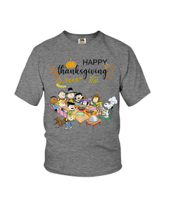 Snoopy Happy Thanksgiving T-Shirt Youth Tee